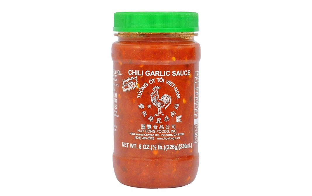 Huy Fong Foods Inc. Chili Garlic Sauce    Glass Jar  226 millilitre